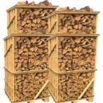 Bois de chauffage - Mélange de bois durs (25 cm) – 4 palettes (13,2 stères) – Certifié PEFC